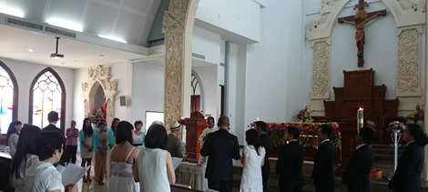 catholic wedding in bali